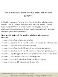 top 8 medical administrative assistant