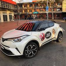 lunchbunchs new vehicle see you on the road koba toyotachr toyota mostreliablecar chr whitechr toyotakoba toy toyota suv vehicles toyota