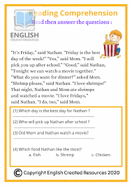 The following are some things that need preparing when giving the 1st grade reading comprehension worksheets. Reading Comprehension Grade 1