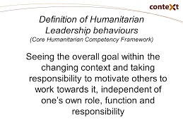 2 3 1 Humanitarian Leadership Learning Objectives At The End Of This Session Participants Will Be Able To Describe Key Leadership Qualities Of A Humanitarian Ppt Download