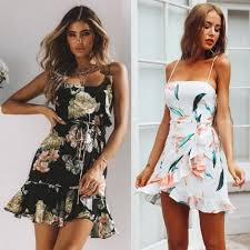 Black And White Summer Dress Summer Boho Dress Evening Sleeveless Party Beach Dresses Floral Sundress Black White Summer Boho Dress Evening Sleeveless Part By Www Irockbags Com Elegant Mini Dress Boho Summer Dresses Boho Floral Dress