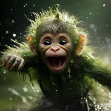 This adorable baby monkey melts hearts whether he sits, runs, jumps or  wreaks havoc 🙉 ❤️