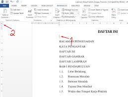 Format coloum dan drap cap. Microsoft Word Lampiran Adaftarisidoc