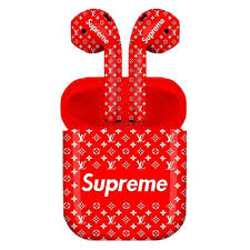 Supreme Custom Airpods Spring Color 2019 For Gifts Us Stock Free Shipping Unbranded Supreme Lv Air Pods Airpod Case