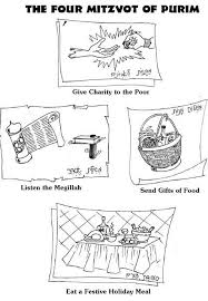 Kids will love drawing and coloring the hannukah coloring pages. Purim Mitzvot Coloring Book Jewish Kids Purim Purim Kids Jewish Kids