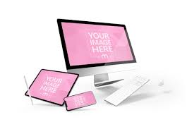 Download Creative Website Mockup With Apple Devices Mediamodifier