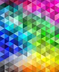 Colour Rainbow Colors Geometric Art Prints