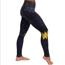 The wonder woman leggings are available for $29.99 at lunariaboutique's. Brava Fitwear Pants Jumpsuits Wonder Woman Legging Brava Fitwear Poshmark