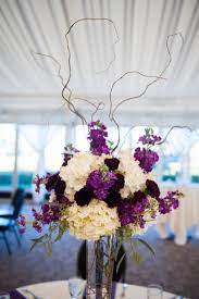 Cory Tyson The Oregon Golf Club Wedding Purple Wedding Flowers Tall Wedding Centerpieces Wedding Flowers