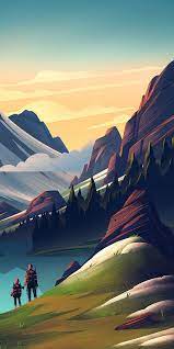 Pin By Fm On Vektory Desktop Wallpaper Art Scenery Wallpaper Artistic Wallpaper