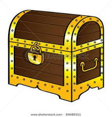 Clip Art Image Trunk Chest Gold Treasure Wood Old Vintage Pirate Lock Treasure Chest Clipart Treasure Chest Treasure Boxes