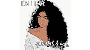 Hold alt/opt and sample the hair color with the eyedropper tool. Adobe Draw Curly Hair Tutorial Youtube