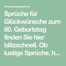 Sprüche Für Glückwünsche Zum 80 Geburtstag Finden Sie Hier