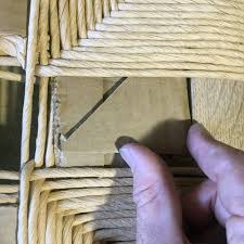 How cute are these diy chair cushions that i spotted while teleworking at a coffee shop? Seat Weaving For Fun And Profit Root Simple