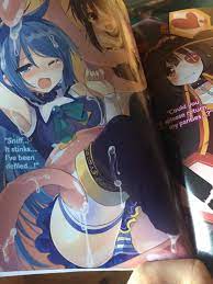 The answer to the greatest question has been right under our noses since  volume 1... AQUA HAS PANTIES : r/Konosuba