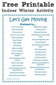 Indoor Winter Activity Free Printable Business For Kids Winter Preschool Fun Winter Activities