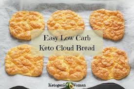 Keto Cloud Bread With Dairy Free And Egg Fast Options Ketogenic Woman Recipe Cloud Bread Egg Fast Egg Fast Diet