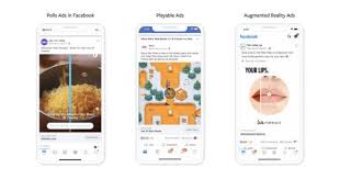 Facebook Recently Introduced 3 New Interactive Ad Solutions Video Poll Ads Augmented Reality Ads And Playabl Instagram Story Ads Brand Awareness Campaign Ads