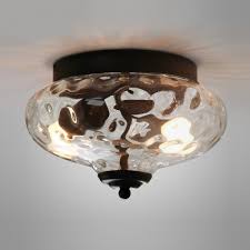 When my mom picked a theme in our late 80's early 90's childhood bedrooms. Modern Farmhouse 2 Light Flush Mount Ceiling Light With Hammer Glass Shade Ceiling Lights
