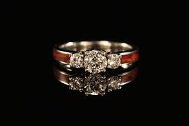14k Gold Three Stone Wood Engagement Ring Wooden Wedding Bands Wooden Rings Engagement Wood Engagement Ring Wooden Wedding Ring