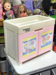 An all in one solution to bath, change and store all your baby's needs in one. Vintage Today S Kids Baby Doll Nursery Crib Cradle Changing Table Bath Tub Made In Usa Babies Kids Toys Walkers On Carousell