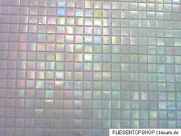 Fliesentopshop Glasmosaik Fliesen Mosaik Perlmutt Effekt Weiss Top Bad Dusche Pool Glasmosaik Fliesen Glasmosaik Fliesen