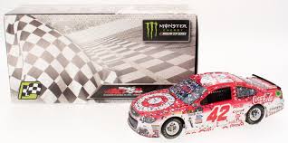 Kyle larson (#5 chevrolet camaro) finished 18th in sunday's nascar cup series (ncs) toyota owners 400 at richmond raceway. Kyle Larson Signed Nascar 42 2017 Target Michigan Fall Win 1 24 Premium Action Diecast Car Pa Co