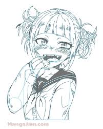 Touch device users, explore by touch or with swipe gestures. How To Draw Himiko Toga From My Hero Academia Mangajam Com