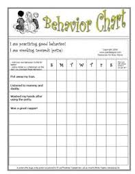 Printable Behavior Chart Behaviour Chart Sticker Chart