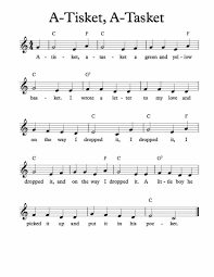 This music can be instantly opened with the following apps: Free Lead Sheet A Tisket A Tasket Sheet Music Free Sheet Music Ukulele Music