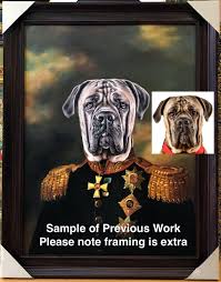 Maybe you would like to learn more about one of these? Custom Dog Head Painting From Photo Funny Pet Portraits Large Oil Painting On Canvas 100 Money