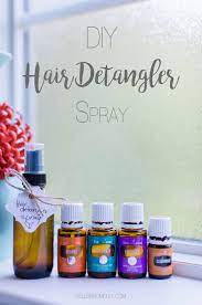 Diy Hair Detangler Curling Spray With Essential Oils See More At Http Www Stillbeingmoll Essential Oils Rosemary Diy Hair Detangler Essential Oil Beauty