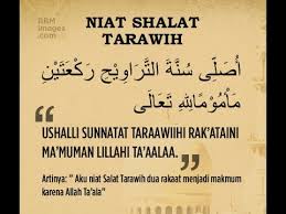 Walaupun jumlah rakaat sholat tarawih berbeda, namun pelaksanaannya sama. Niat Sholat Tarawih Youtube