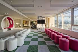 The New T Mobile Office In Warsaw Poland Mobile Office Retail Store Design Workplace Design