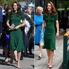 Never worn, with tag fabric content: Kate Middleton Rewears Green Dolce Gabbana Dress At Wimbledon People Com