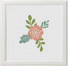 Simple floral cross stitch patterns. Flowers Cross Stitch Retro Pattern Set Flowers Pattern Etsy In 2021 Floral Cross Stitch Cross Stitch Patterns Simple Cross Stitch