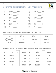 Online calculator to convert centimeters to meters (cm to m) with formulas, examples, and tables. Metric Conversion Worksheet
