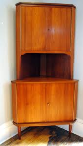 Unusual corner cabinet, hard to find corner. Danish Teak Corner Cabinet More Coming In Circa