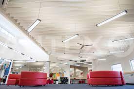 Autex Interior Acoustics Quietspace Frontier Talus Trinity College Nsw Australia Direct Fix To Ceiling Fabric Ceiling Custom Lighting Ceiling Lights