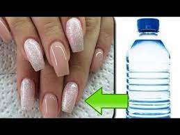 Diy Falses Nails With Plastic Bottle Easy And Pretty Youtube Fake Nails Diy Fake Nails Diy Acrylic Nails