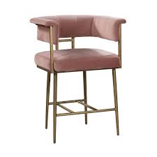 Titan Velvet Counter 26 Bar Stool Bar Stools Furniture Counter Stools