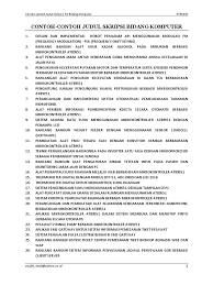 Judul skripsi ti yang mudah. 2248 Contoh Judul Skripsi Bidang Komputer Id 5c117ac5bfcc2