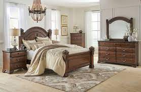 The dresser and mirror are also framed by mirror accents making each. Belmont 5 Pc Queen Bedroom Group Badcock Home Furniture More
