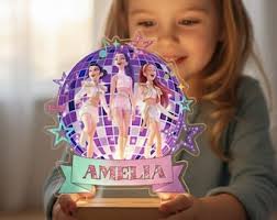 Kpop Demon Hunters Night Light, Kpop Huntrix Lamp, Demon Hunter Merch,  Huntrix Birthday Gifts, Kid Idols Night Light