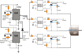 3 phase induction motor speed controller circuit using time proportional triac drive elektronik elektrik motorlar simple trailer wiring diagram