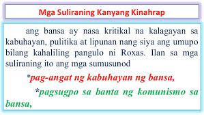 Image Result For Mga Patakaran At Programa Ni Elpidio Quirino Classroom Image