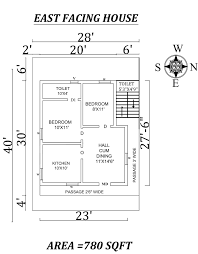 28 X40 The Perfect 2bhk East Facing House Plan Layout In 2020 2bhk House Plan 20x40 House Plans 20x30 House Plans