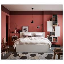Bestar nebula full wall bed in white. Malm Bettgestell Hoch Weiss Ikea Deutschland