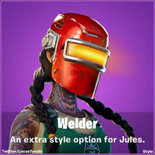 There have been a bunch of fortnite skins that have been released since battle royale was released and you can see them all here. Jules Welder Style Via Lucas7yoshi Fortniteleaks