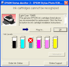 Your printer may not recognize the new ink cartridge, or the ink counter may read it as empty. Steps To Follow When Ink Cartridge Are Not Compatible With The Epson Printer